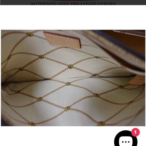 Louis Vuitton Monogram Summer Trunks MM GM Pochette She's big, fits phone - Picture 9 of 12